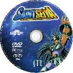 cartula cd de Saint Seiya - Los Caballeros Del Zodiaco - Dvd 03