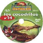 carátula cd de El Maravilloso Mundo De Los Animales - Volumen 14 - Los Cocodrilos - Custom