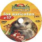 carátula cd de El Maravilloso Mundo De Los Animales - Volumen 17 - Los Suricatos - Custom