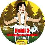 carátula cd de Heidi 3 - Heidi Vuelve A Las Montanas - Custom - V2