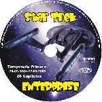 carátula cd de Star Trek - Enterprise - Temporada 01 - Custom