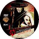 carátula cd de V De Vendetta - Custom - V2
