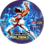 cartula cd de Saint Seiya - Los Caballeros Del Zodiaco - Pegasus Box - Dvd 01 - Custom