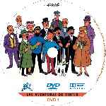carátula cd de Las Aventuras De Tintin - Dvd 01 - Custom