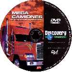 carátula cd de Discovery Channel - Mega Camiones - Los Gigantes De La Carretera