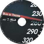 carátula cd de Days Of Thunder - Dias De Trueno - Custom - V2