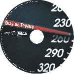 carátula cd de Days Of Thunder - Dias De Trueno - Custom - V2