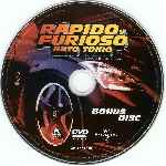 cartula cd de Rapido Y Furioso - Reto Tokio - Bonus Disc - Region 4