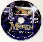 carátula cd de Merlin - El Gran Hechicero - Region 1-4