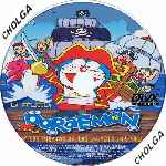 carátula cd de Doraemon Y Los Piratas De Los Mares Del Sur - Custom