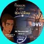carátula cd de El Planeta Del Tesoro - Clasicos Disney - Custom - V2