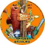 carátula cd de Open Season - Amigos Salvajes - Custom - V2