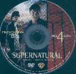 carátula cd de Supernatural - Temporada 01 - Disco 04 - Region 4