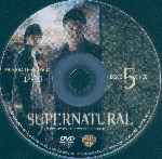 carátula cd de Supernatural - Temporada 01 - Disco 05 - Region 4