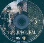 cartula cd de Supernatural - Temporada 01 - Disco 05 - Region 4