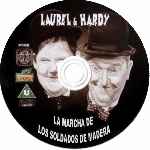 carátula cd de Laurel Y Hardy - La Marcha De Los Soldados De Madera - Custom - V2