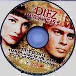 carátula cd de Los Diez Mandamientos - 1956 - Disco 02 - Region 4 - V3