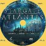 carátula cd de Stargate Atlantis - Temporada 01 - Custom