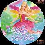 carátula cd de Barbie - Fairytopia - La Magia Del Arco Iris - Custom - V2