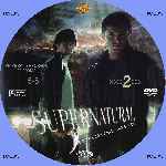 cartula cd de Supernatural - Temporada 01 - Disco 02 - Custom