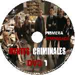 carátula cd de Mentes Criminales - Temporada 01 - Disco 01 - Custom