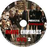 carátula cd de Mentes Criminales - Temporada 01 - Disco 02 - Custom