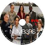 carátula cd de Numb3rs - Numbers - Temporada 02 - Disco 01 - Custom - V2