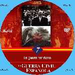 carátula cd de La Guerra Civil Espanola - 07 - La Guerra Cotidiana - Custom