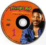 carátula cd de El Principe Del Rap En Bel-air - Temporada 01 - Disco 01 - Region 1-4