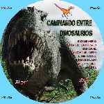carátula cd de Bbc - Caminando Entre Dinosaurios - 1999 - Custom - V3