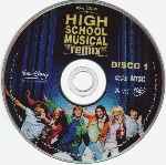 carátula cd de High School Musical Remix - Disco 01 - Region 4