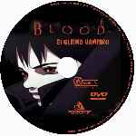 carátula cd de Blood - El Ultimo Vampiro - 2001 - Custom