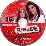 carátula cd de Rbd - Rebelde - Temporada 03 - Dvd 15