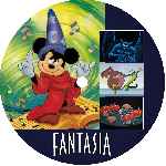 carátula cd de Fantasia - Clasicos Disney - Custom