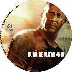 cartula cd de Duro De Matar 4.0 - Custom