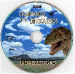 carátula cd de Bbc - Caminando Entre Dinosaurios - 1999 - Disco 02 - Custom