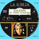 cartula cd de La Biblia - Volumen 13 - Salomon Ii - Custom