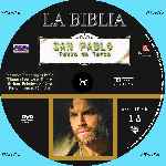 cartula cd de La Biblia - Volumen 18 - San Pablo I - Custom