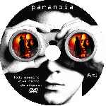 cartula cd de Paranoia - 2007 - Disturbia - Custom