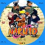 carátula cd de Naruto - Volumen 04 - Custom