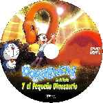 carátula cd de Doraemon Y El Pequeno Dinosaurio - Custom - V2
