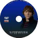 carátula cd de Supernatural - Temporada 01 - Disco 02 - Custom - V2