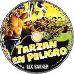 carátula cd de Tarzan En Peligro - 1951 - Custom