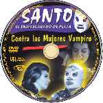 carátula cd de Santo Contra Las Mujeres Vampiro - Custom