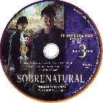 cartula cd de Sobrenatural - Temporada 01 - Disco 03