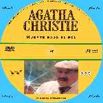 carátula cd de Muerte Bajo El Sol - Agatha Christie - Volumen 05 - Custom