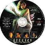 cartula cd de Species - Especie Mortal - Custom