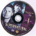 carátula cd de Supernatural - Temporada 02 - Disco 01