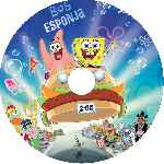 cartula cd de Bob Esponja - La Pelicula - Custom - V3