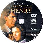 carátula cd de A Proposito De Henry